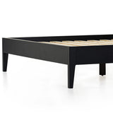 Antonia Cane Bed, Brushed Ebony-Furniture - Bedroom-High Fashion Home