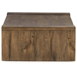 Beam Coffee Table, Rustic Veneer-Furniture - Accent Tables-High Fashion Home