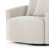 Chloe Swivel Chair, Delta Bisque-Furniture - Chairs-High Fashion Home