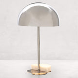 Zanda Table Lamp, Nickel-Lighting-High Fashion Home