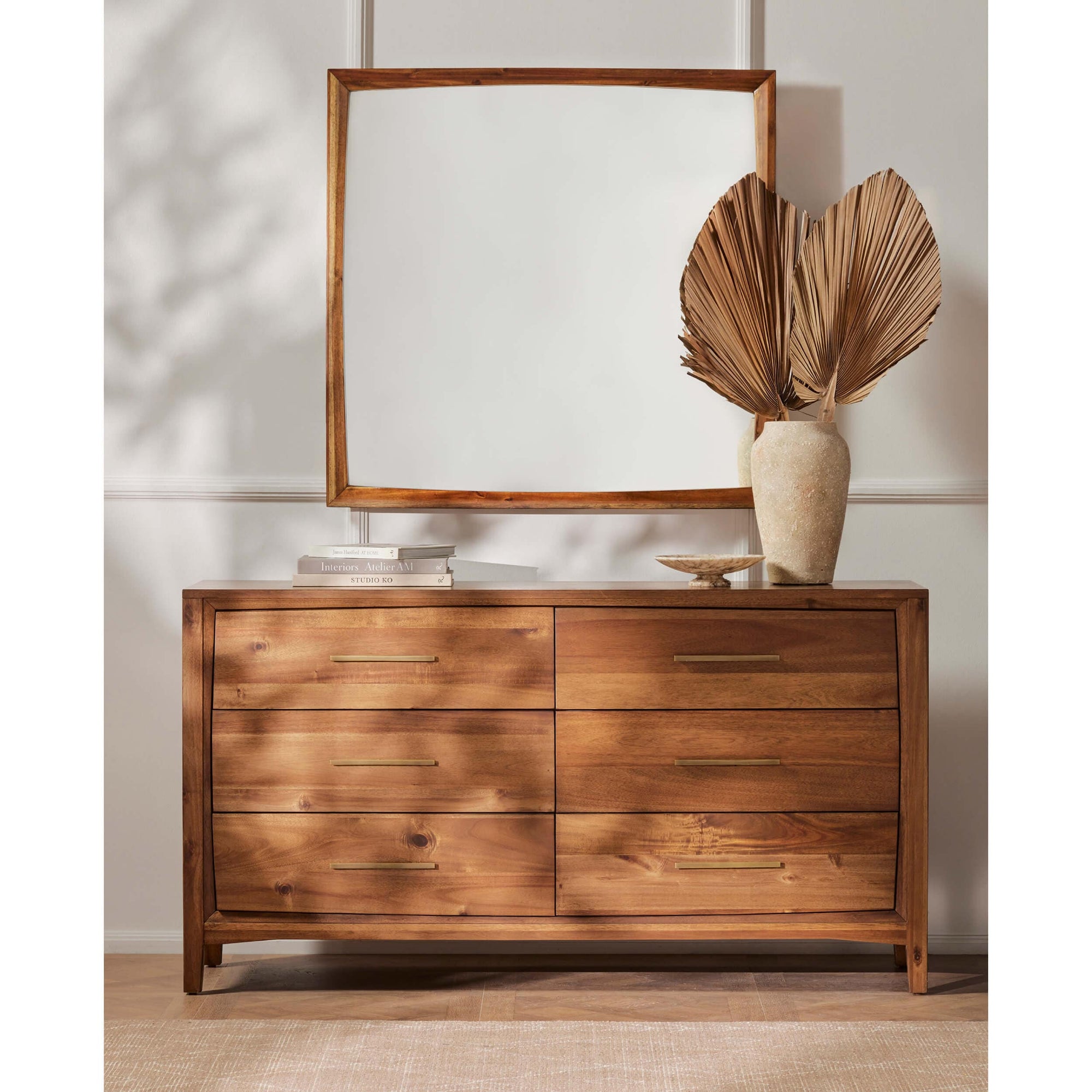 Acacia mirror sale