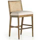 Antonia Cane Armless Bar Stool-Furniture - Dining-High Fashion Home