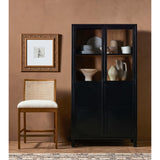 Levine Cabinet, Black-Furniture - Storage-High Fashion Home