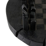 Modern Chess Set, Carbonized Black