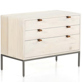 Trey Large Nightstand, Dove Poplar-Furniture - Bedroom-High Fashion Home