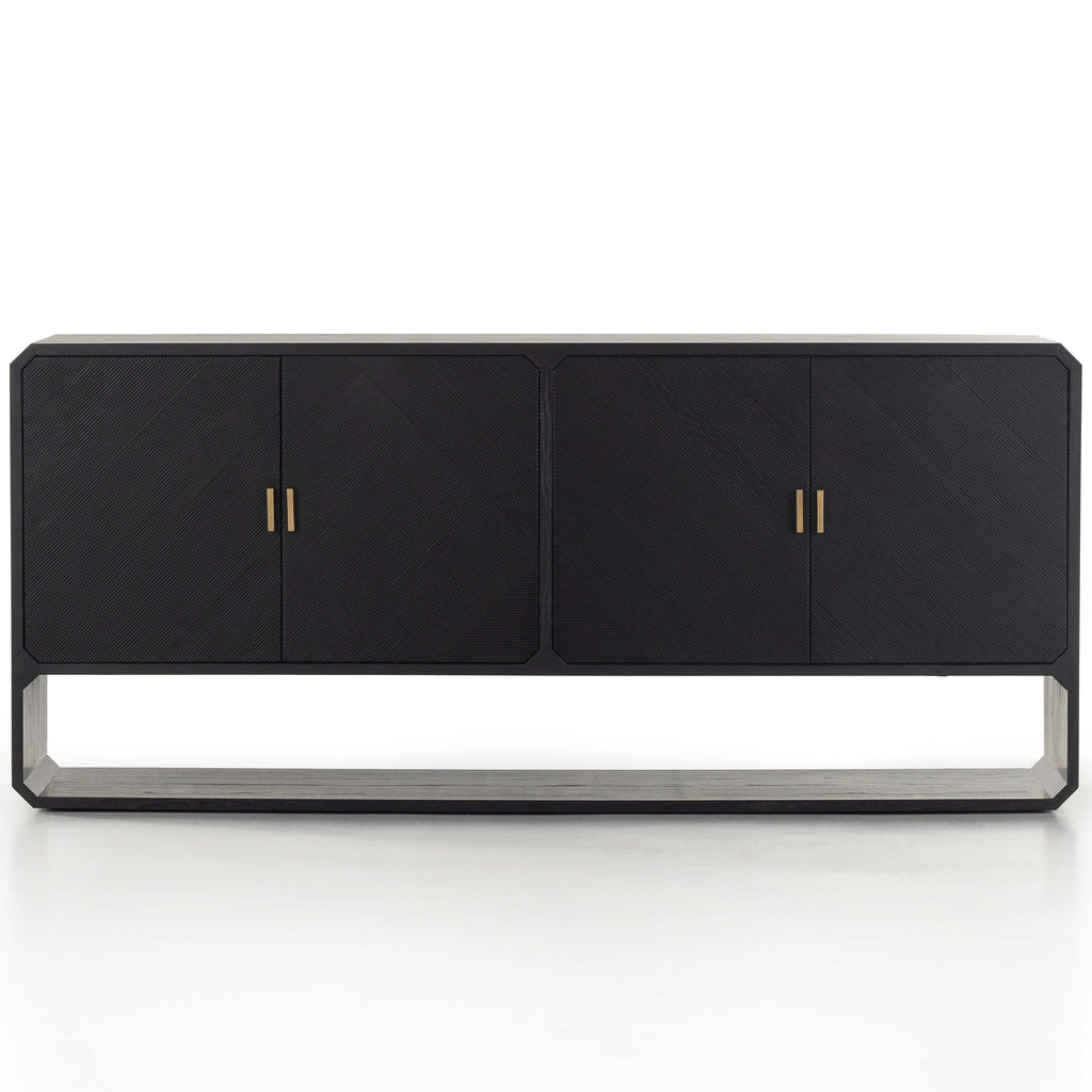 Caspian Sideboard, Black Ash Veneer – High Fashion Home