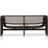 Selma Outdoor Sofa, Faux Black Hyacinth