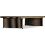 Haskell Outdoor Coffee Table, Brown