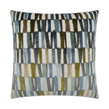 Strata Pillow, Indigo-Accessories-High Fashion Home