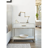 Alvar Nightstand, White-Furniture - Bedroom-High Fashion Home