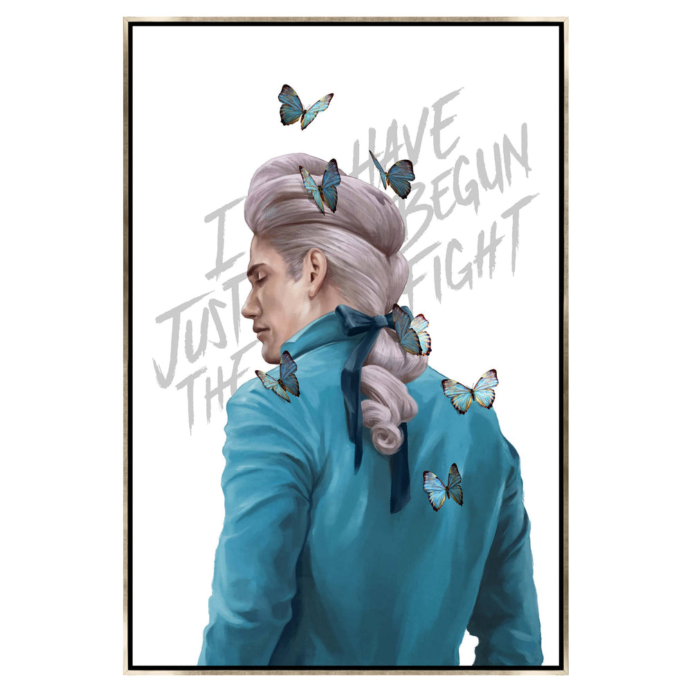 I Have Just Begun The Fight Framed-Accessories Artwork-High Fashion Home