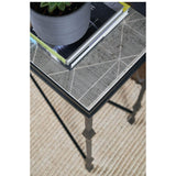 Commerce & Market Screen Print Top Console-Furniture - Accent Tables-High Fashion Home