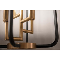 Angler 4 Light Chandelier, Aged Brass – High Fashion Home