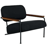 Zeus Chair w/ Black Fabric-High Fashion Home