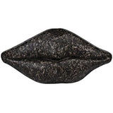 Lips, Black Fiber Cement-High Fashion Home