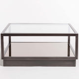 Warren Coffee Table, Gunmetal-Furniture - Accent Tables-High Fashion Home