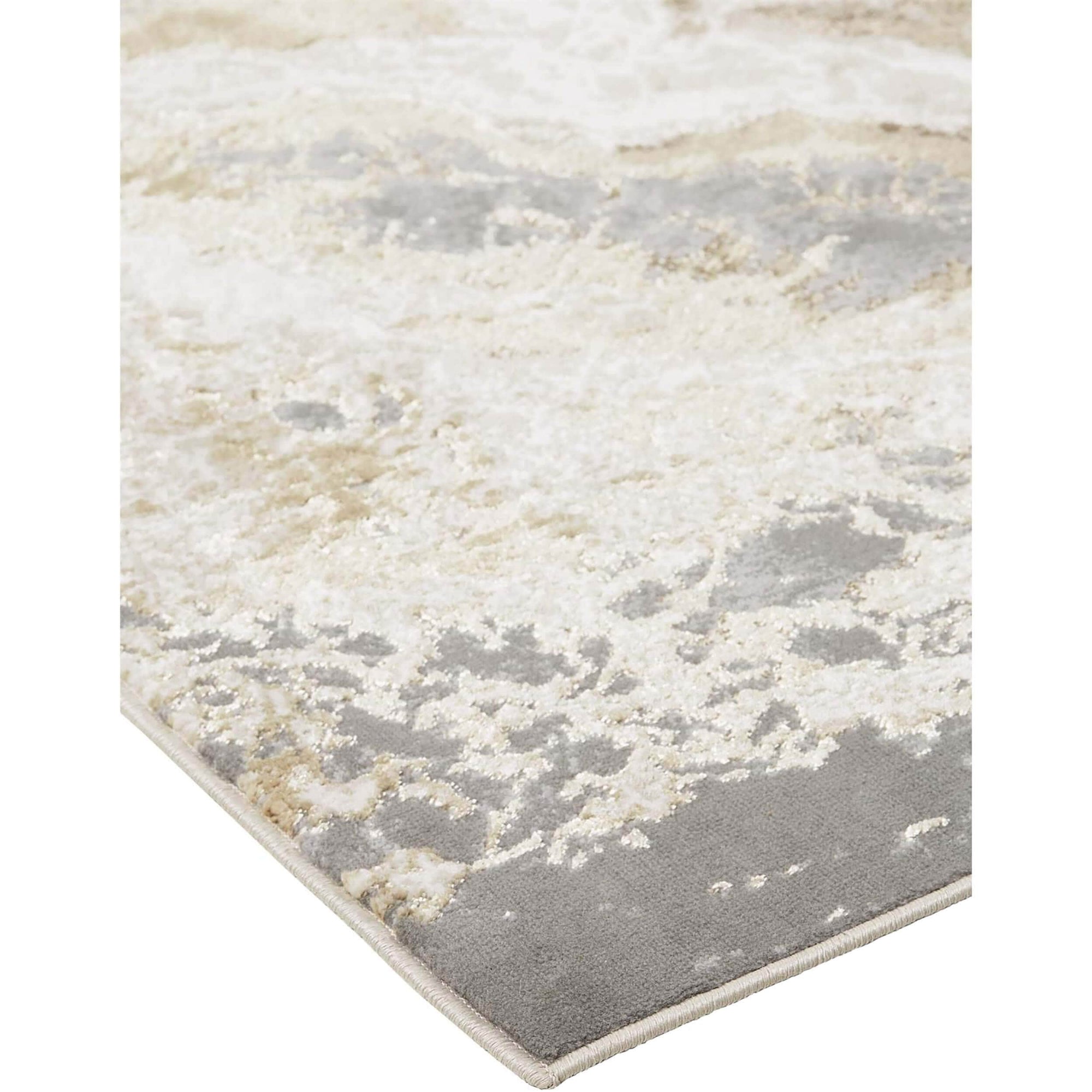 Feizy Rug Aura 3563F Beige Gray High Fashion Home