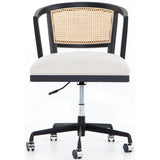 Alexa Desk Chair, Savile Flax - Furniture - Office - High Fashion Home