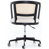 Alexa Desk Chair, Savile Flax - Furniture - Office - High Fashion Home