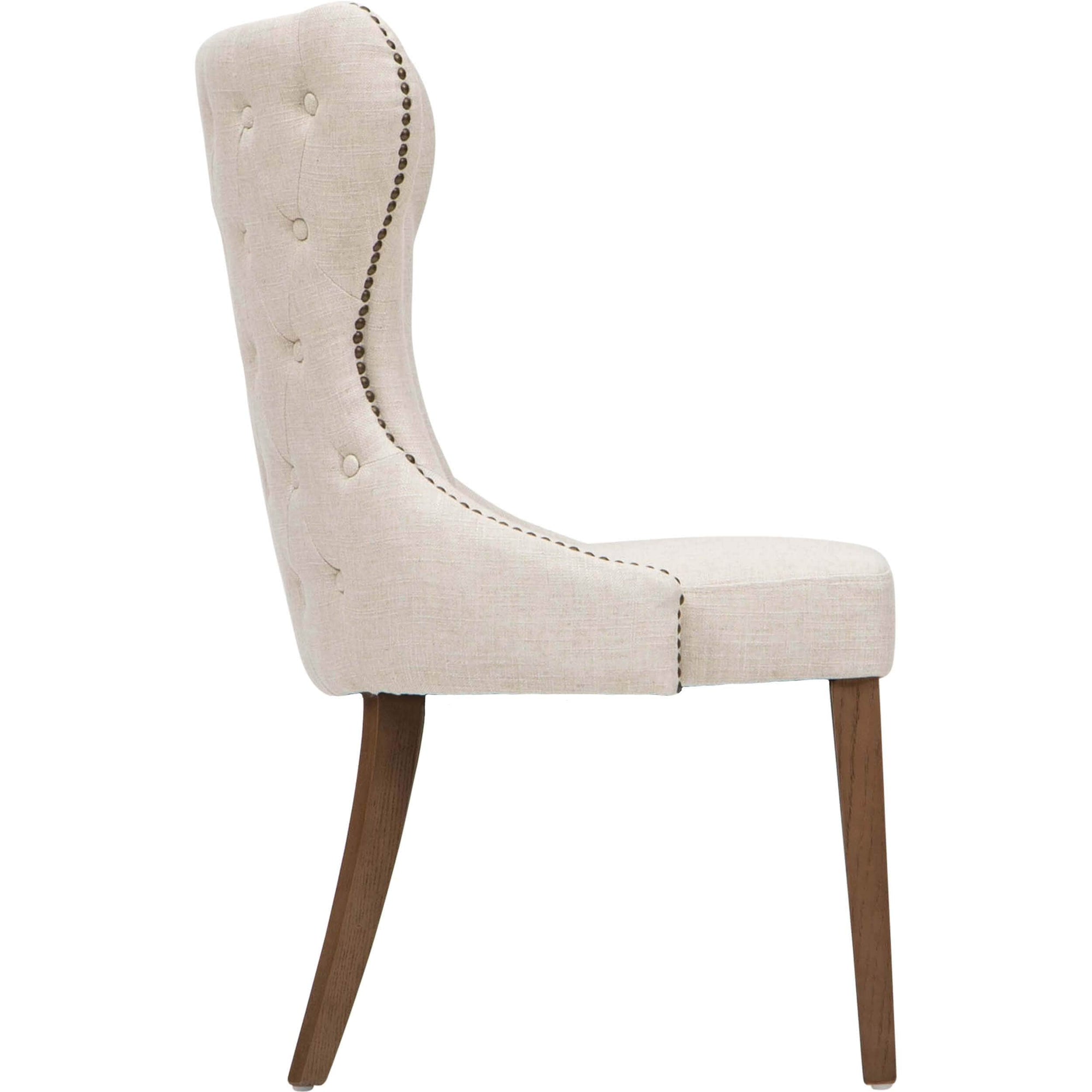 Buttoned discount dining chairs