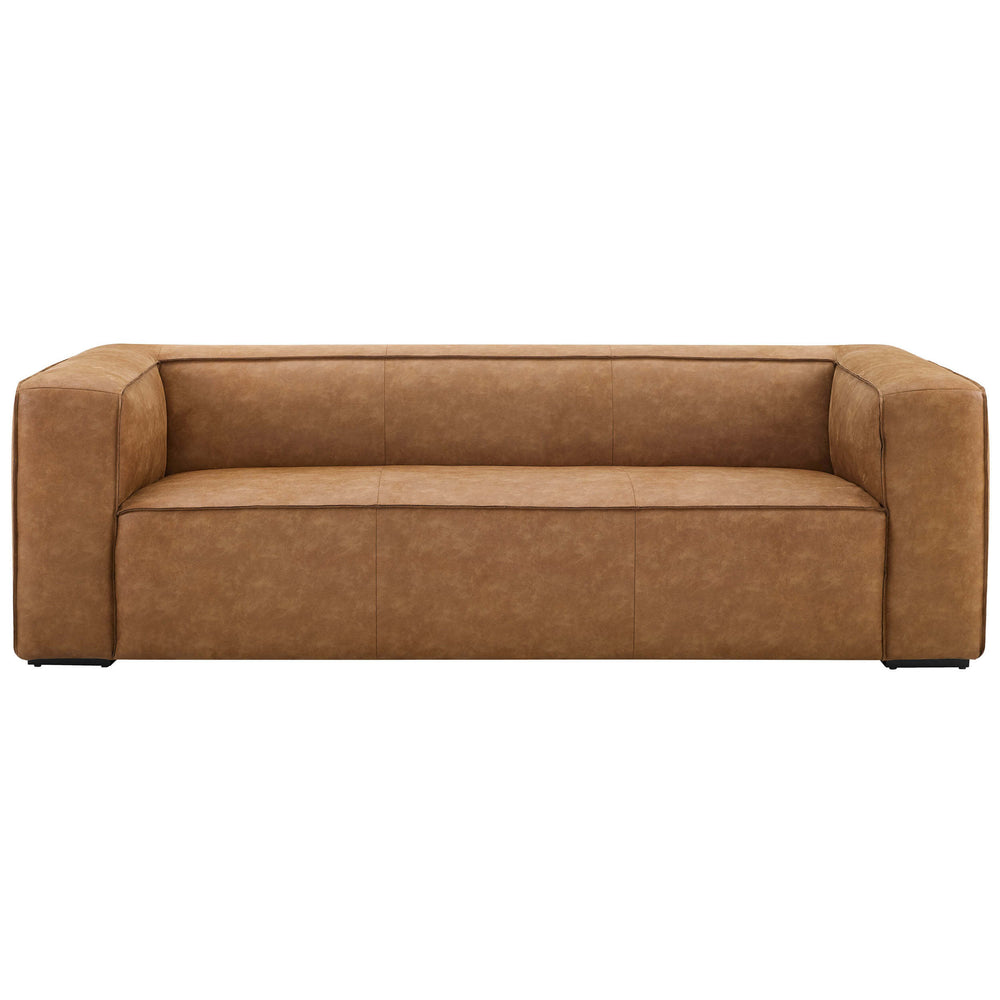 Aurora Sofa, Brown-Furniture - Sofas-High Fashion Home