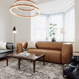 Aurora Sofa, Brown-Furniture - Sofas-High Fashion Home