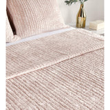 Bari Velvet Quilt, Bliss Pink-Furniture - Bedroom-High Fashion Home