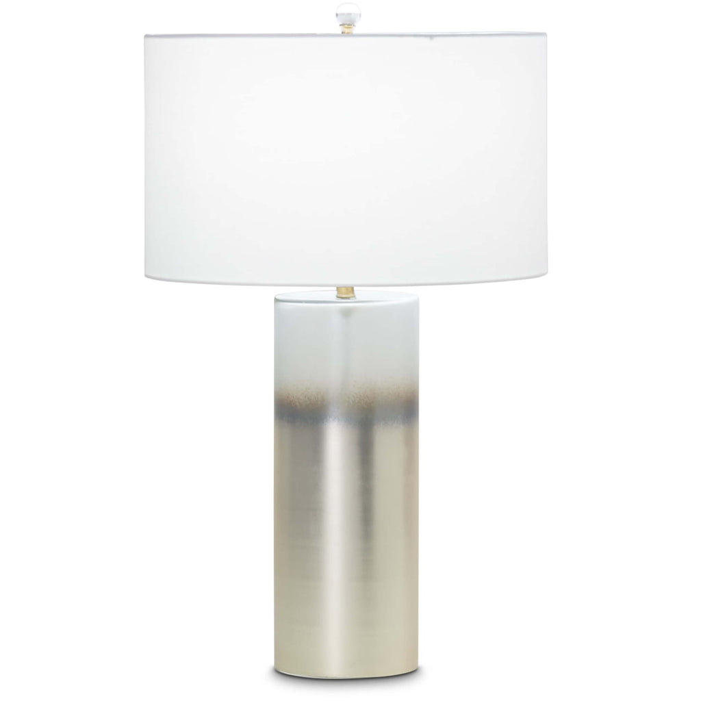 Barrett Table Lamp, Off-White Linen Shade – High Fashion Home