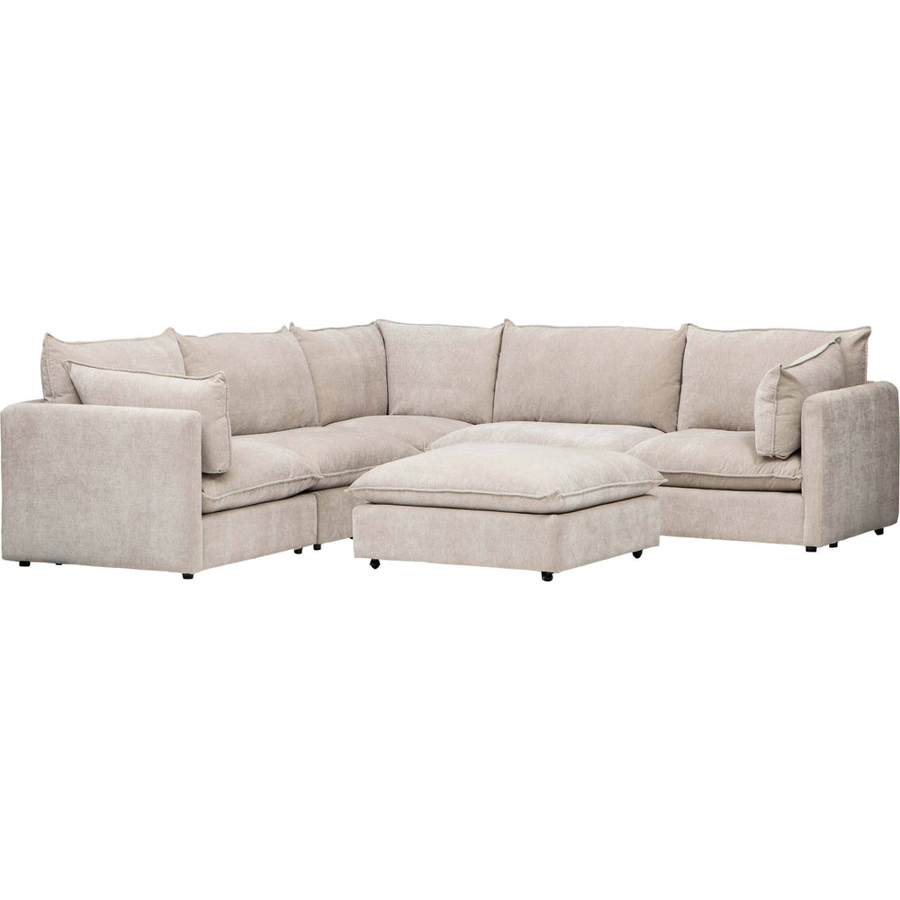 Blaise Sectional, Vickie Sand-Furniture - Sofas-High Fashion Home