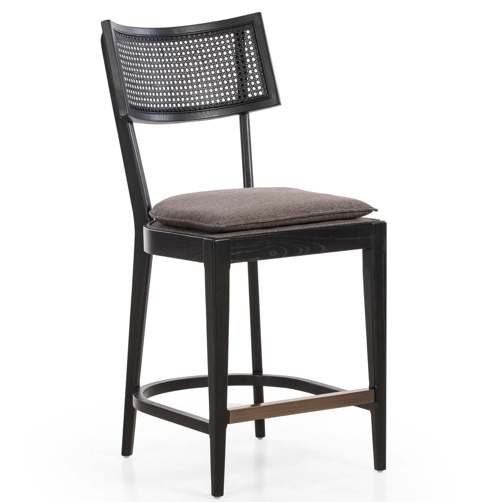 Britt Counter Stool, Savile Charcoal