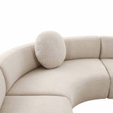 Broohah Sectional, Beige-Furniture - Sofas-High Fashion Home