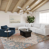 Cali Chair, Navy-Furniture - Chairs-High Fashion Home