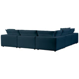 Cali Modular L-Sectional, Navy-Furniture - Sofas-High Fashion Home