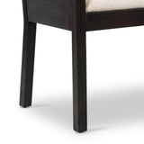 Clarita Bench, Black-Furniture - Chairs-High Fashion Home