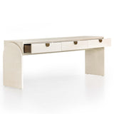 Cressida Console Table, Ivory-Furniture - Accent Tables-High Fashion Home