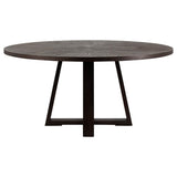 Merrick Dining Table, Dark Brown-Furniture - Dining-High Fashion Home