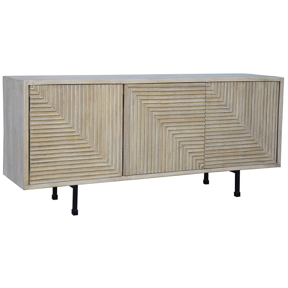 Gomez Sideboard, Light Warm Wash-Furniture - Storage-High Fashion Home