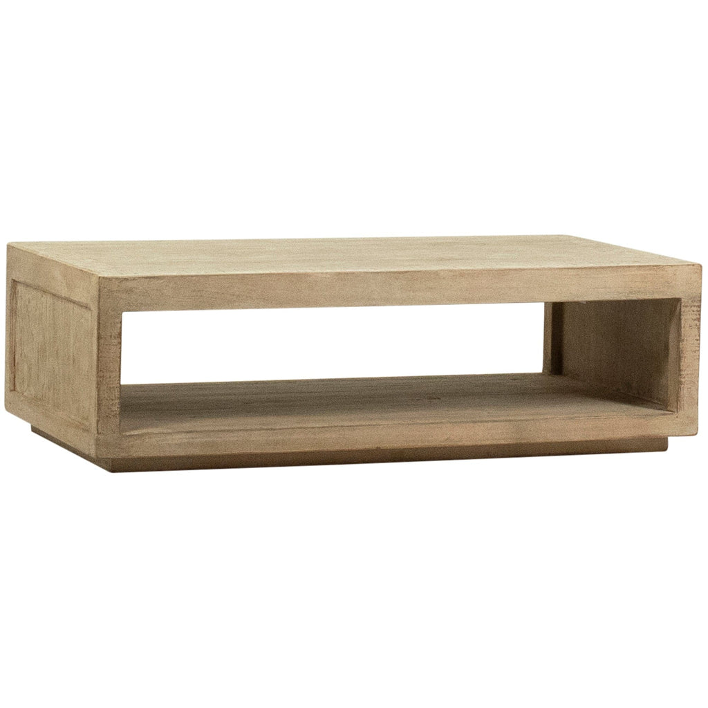 Viera Coffee Table, Light Warm Wash – High Fashion Home