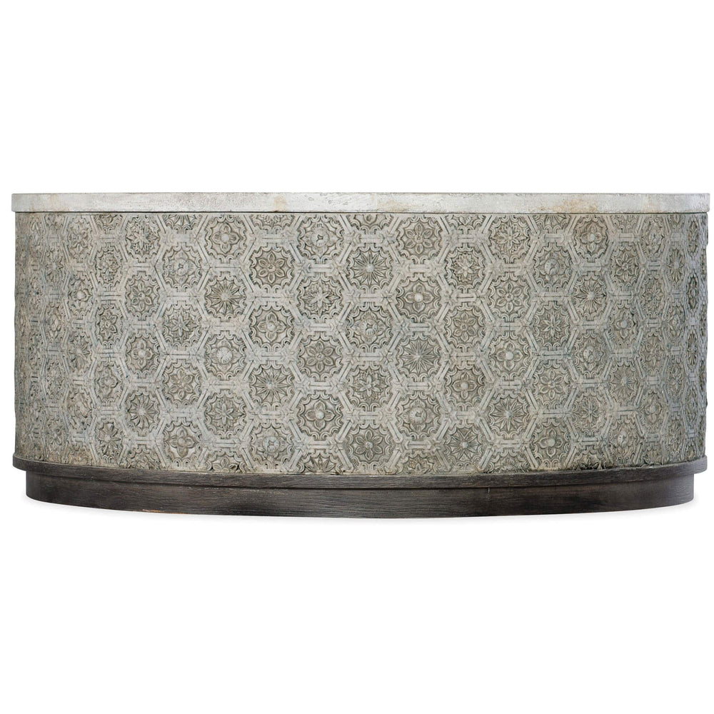 Greystone Round Cocktail Table - Modern Furniture - Coffee Tables - High Fashion Home