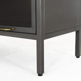 Aviva Barrister Cabinet, Gunmetal-High Fashion Home