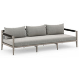 Sherwood Outdoor Sofa, Faye Ash/Weathered Grey-Furniture - Sofas-High Fashion Home