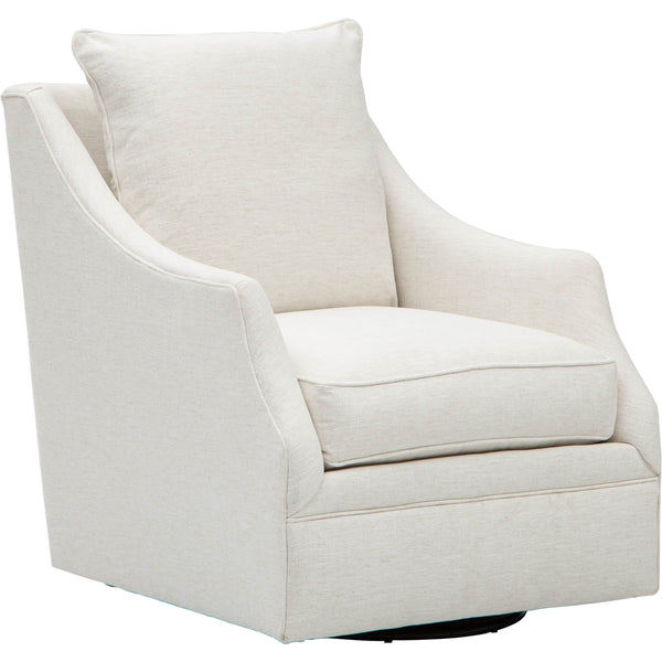 Kara Swivel Chair, Nomad Snow – High Fashion Home