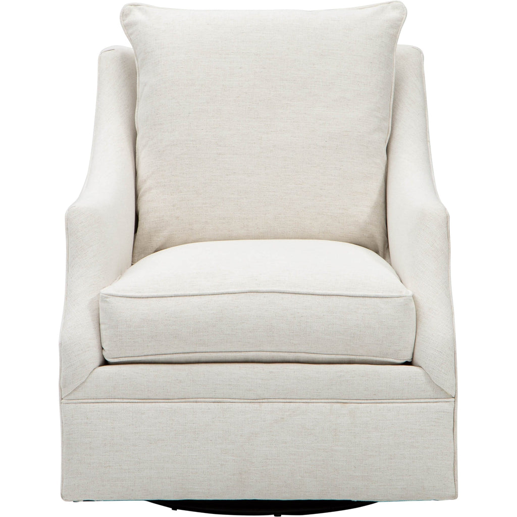 Kara Swivel Chair, Nomad Snow – High Fashion Home