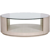 Axis Round Cocktail Table, Casa Blanca-Furniture - Accent Tables-High Fashion Home