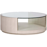 Axis Round Cocktail Table, Casa Blanca-Furniture - Accent Tables-High Fashion Home