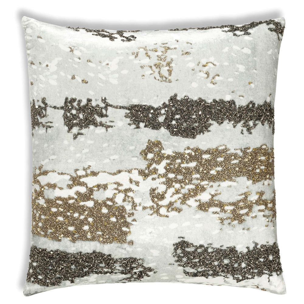 Leana Digital Print Beaded Pillow