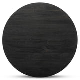 Mesa 38" Round Coffee Table, Ebony-Furniture - Accent Tables-High Fashion Home