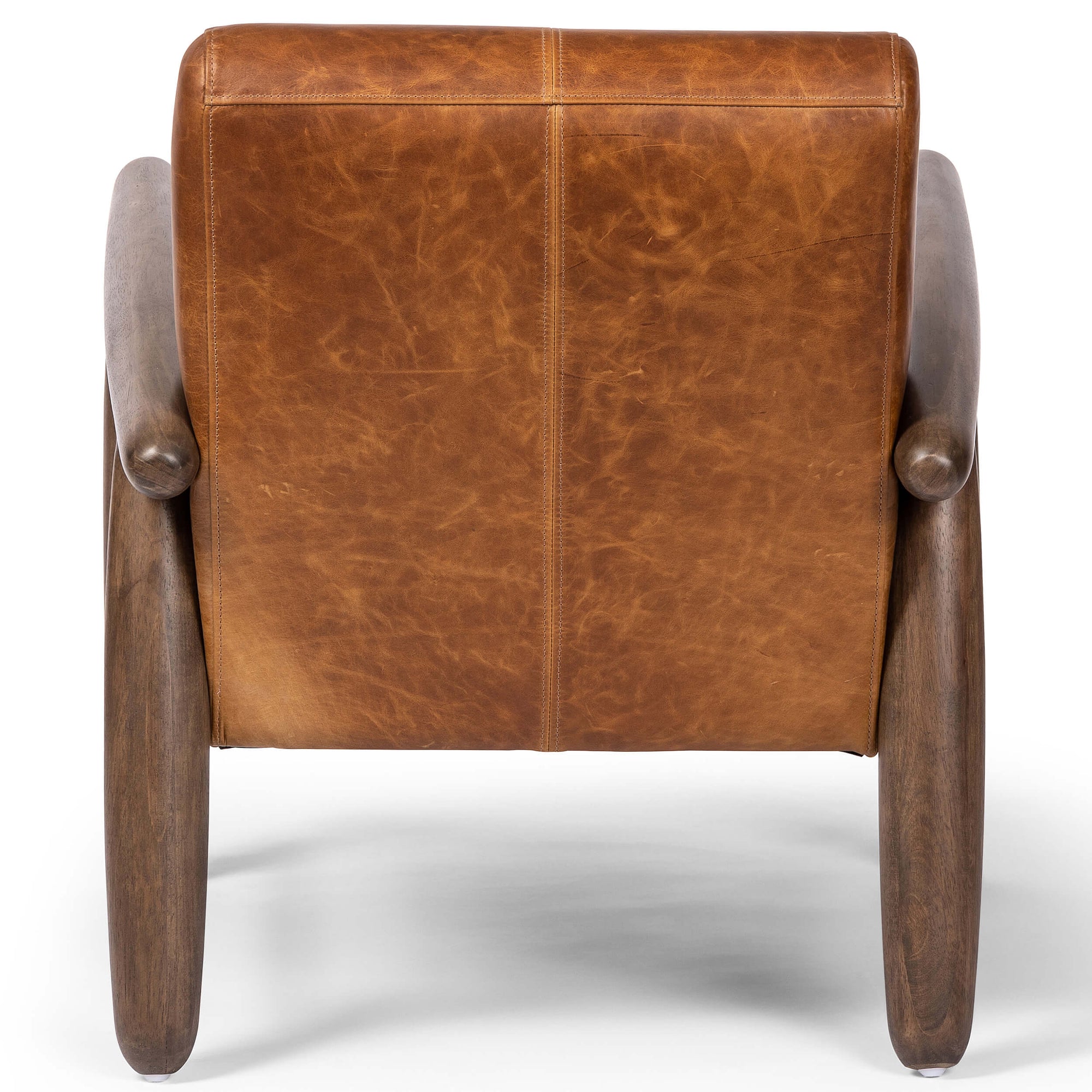 Oaklynn Leather Chair, Raleigh Chestnut – High Fashion Home