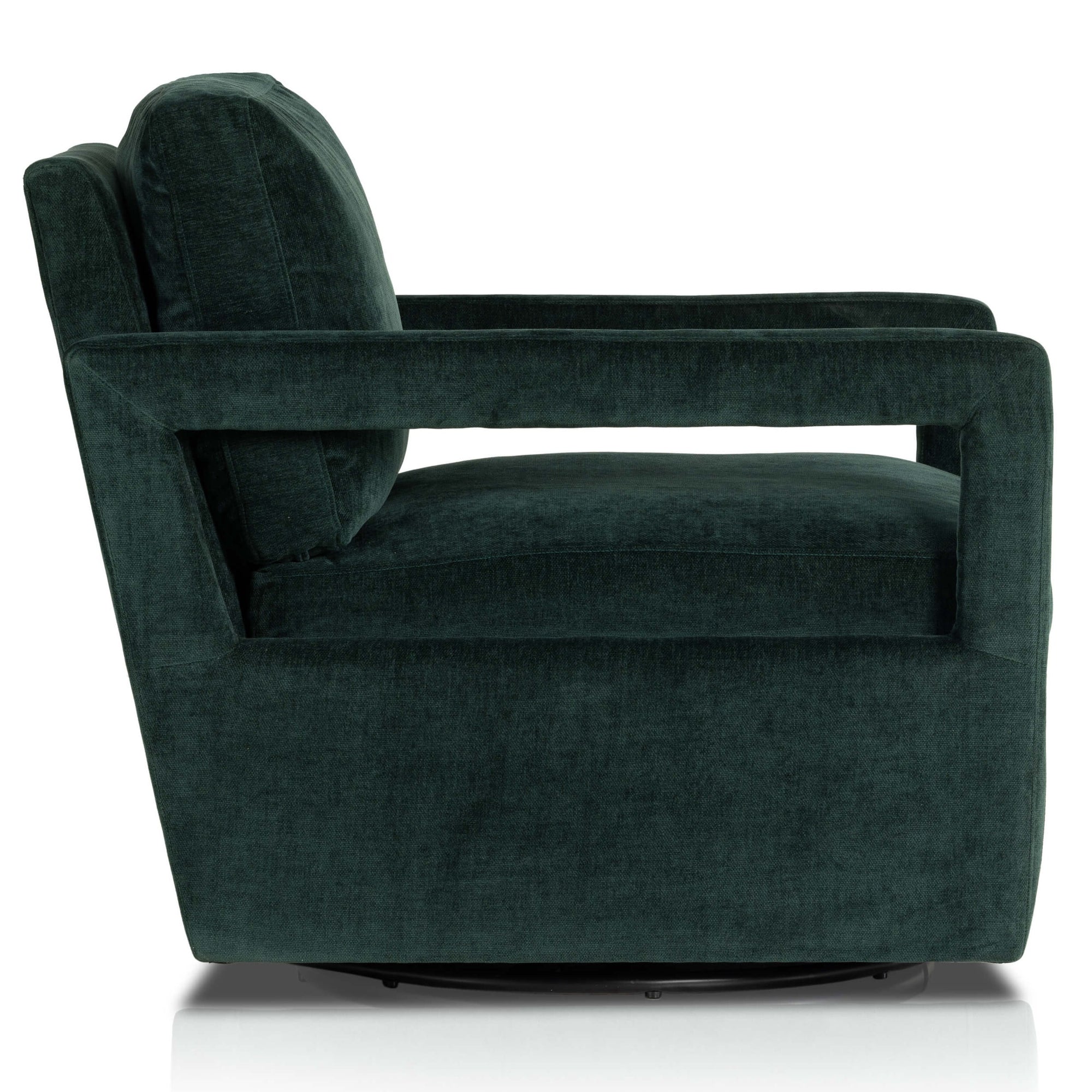 Olson Swivel Chair Emerald High Fashion Home