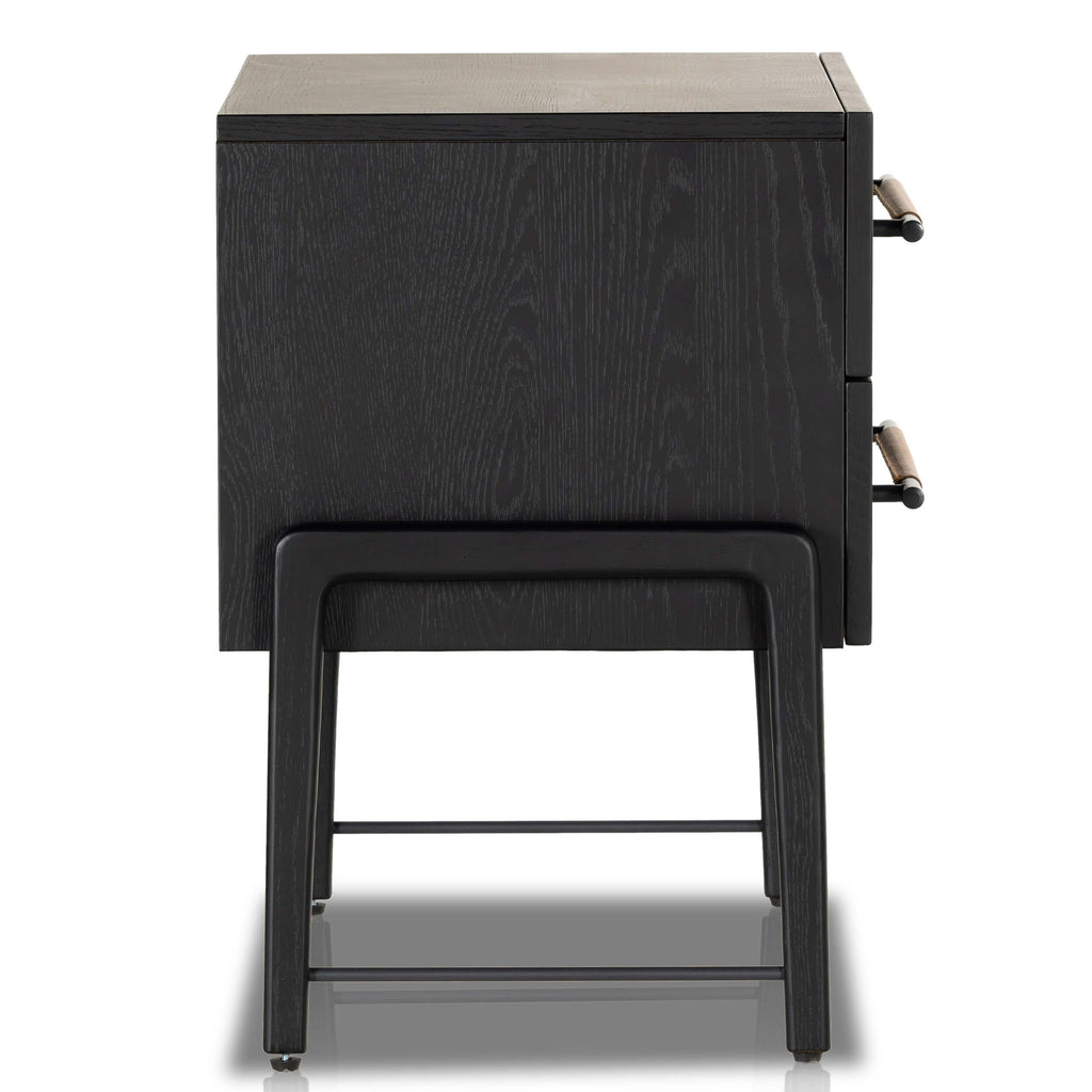 Rosedale Nightstand, Ebony Oak – High Fashion Home